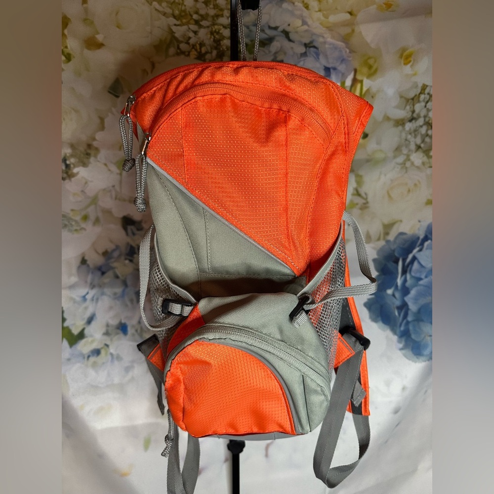 Orange and Gray Hydration Backpack NWOT